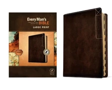 NLT Every Man's Bible, Large Print, Deluxe Explorer Edition by Stephen Arterburn