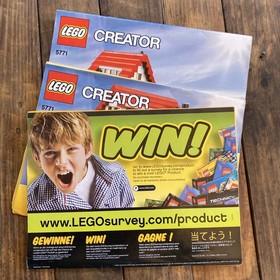 Lego Creator 5771 Hillside House Complete Instruction Manuals Books (3)