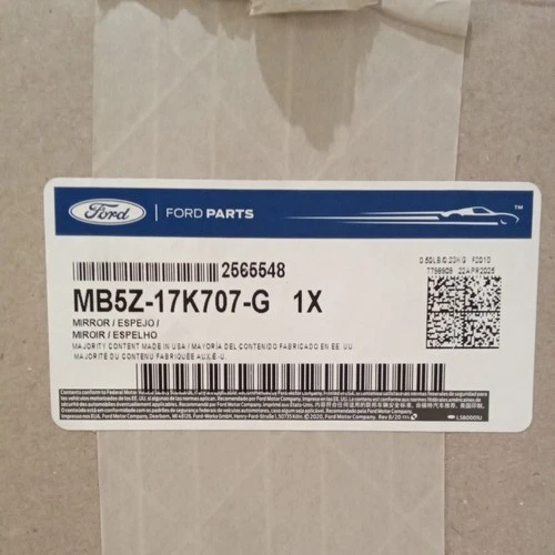 Genuine Ford Mirror Glass MB5Z-17K707-G
