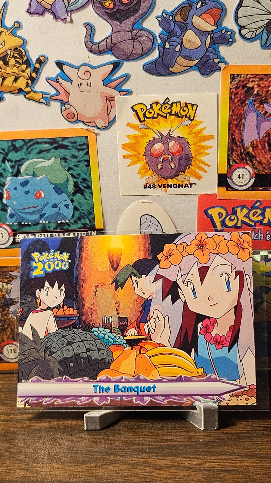 Topps Pokemon the Movie 2000 #26 The Banquet Blue Logo - Near Mint