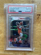 2019 NBA Hoops Premium Stock Box Set Pulsar Prizm Luguentz Dort PSA 10 Rookie RC