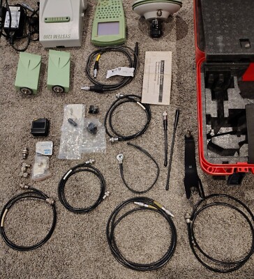 Leica GPS GNSS System 1200 Kit RX1210T, GX1230, AX1202, GFU15-2