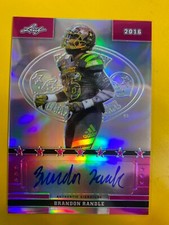 D54830 2016 Leaf Army All-American Bowl Metal Autograph Pink Brandon Randle #/20