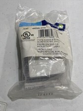 Leviton 4625A-24W Surface Mount Phone Jack White New Sealed