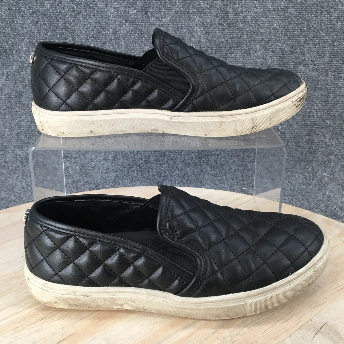 Steve madden leather slip on sneakers deals