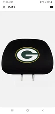 New Team ProMark NFL Green Bay Packers Head Rest Covers For Car Truck Suv Van