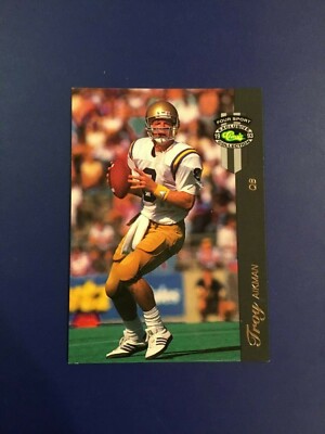 1993 Classic Four Sport Exclusive # 1 TROY AIKMAN Dallas Cowboys Nice LOOK !  
