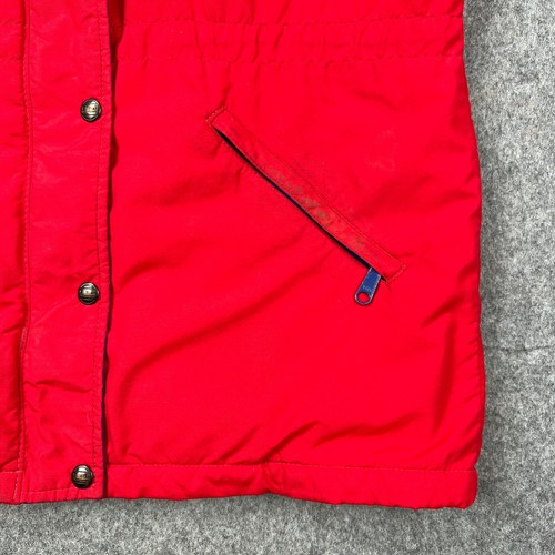 VTG LL Bean Penobscot Parka Jacket Womens Small Red Outerwear Ski Winter USA - Picture 8 of 17