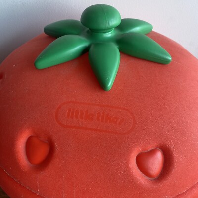 Vintage 1980s Little Tikes Strawberry Shortcake Red Toy Box
