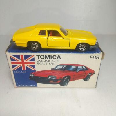 トミカ オーストラリア　輸出 F68-1-7 ジャガー XJ-S  日本製 Tomica Blue Box Made in Japan Jaguar XJ-S with Box, Rare