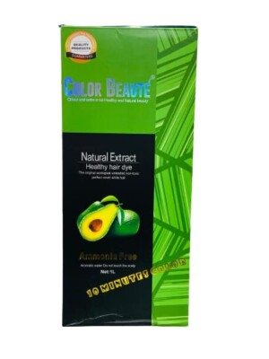 MISSLOOK Color Beaute Healthy Hair Dye, 1000ml - Natural Black Fast ...