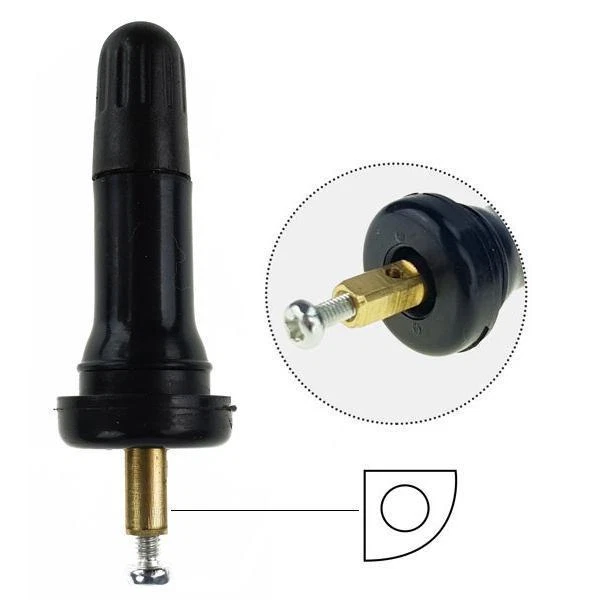 4 x Válvula de sensor de presión de neumáticos TPMS Kit de reparación de vástago Renault Clio Twingo Trafic  Foto 4 de 4