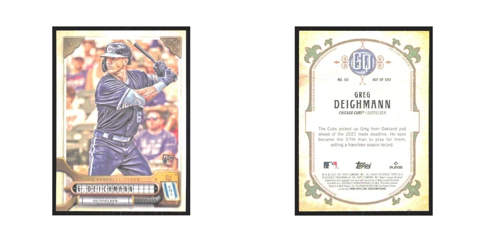 2022 Gypsy Queen Greg Deichmann RC Cubs #50 - Image 3 of 3