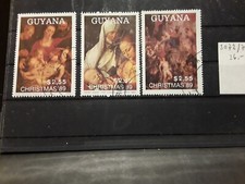 * GUYANA 🇬🇾 (1989) 3072-75 Weihnachten gestempelt (Lot 1052)