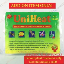 UniHeat 72 Hours Heat Pack ADD ON ITEM ONLY For Customers Buying Our Plants