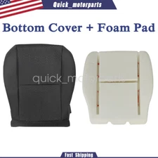 For 07-14 Chevy Silverado 1500 Driver Side Bottom Cloth Seat Cover+Foam Cushion