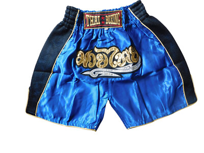 Blue Kids Muay Thai Shorts Australia