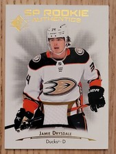 2021-22 UD SP Hockey Rookie Authentics Jersey Relic #136 Jamie Drysdale - Ducks