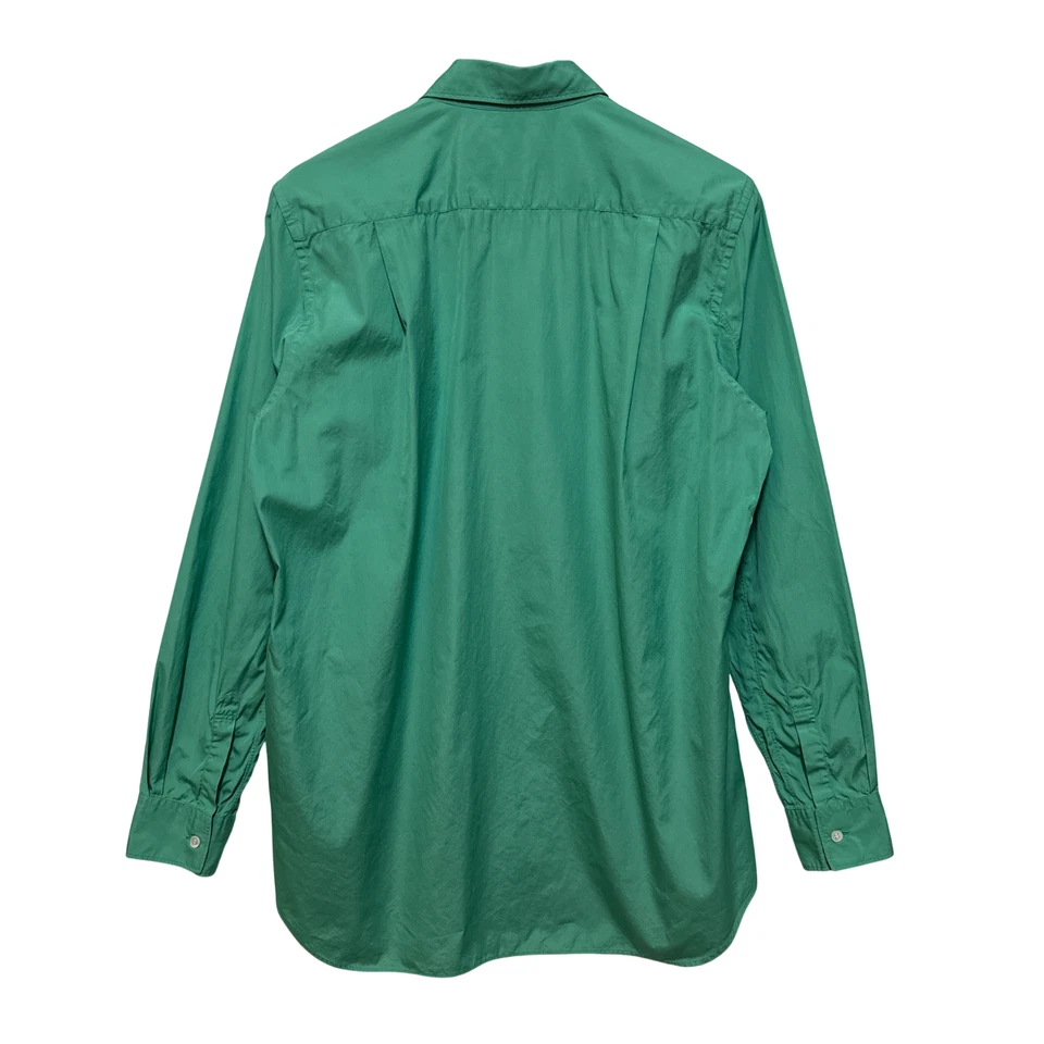 Camisa de vestir Comme Des Garcons manga larga con botones bolsillo - Hombres, Verde, M Foto 2 de 4