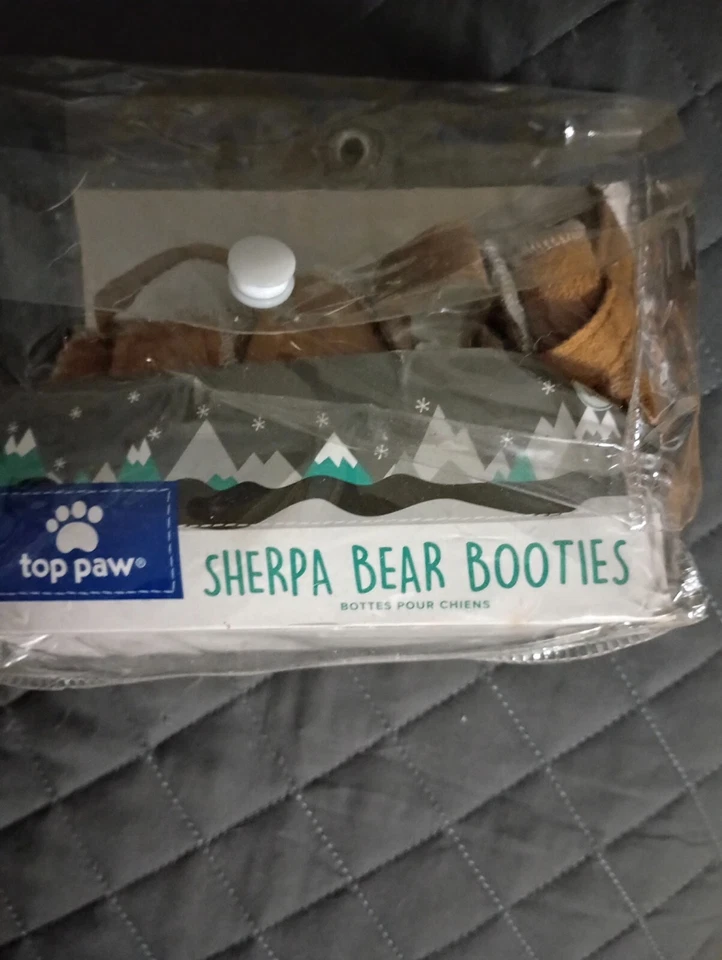 Botines Top Paw Dog Sherpa Bear: medianos (5 botines) Foto 2 de 3