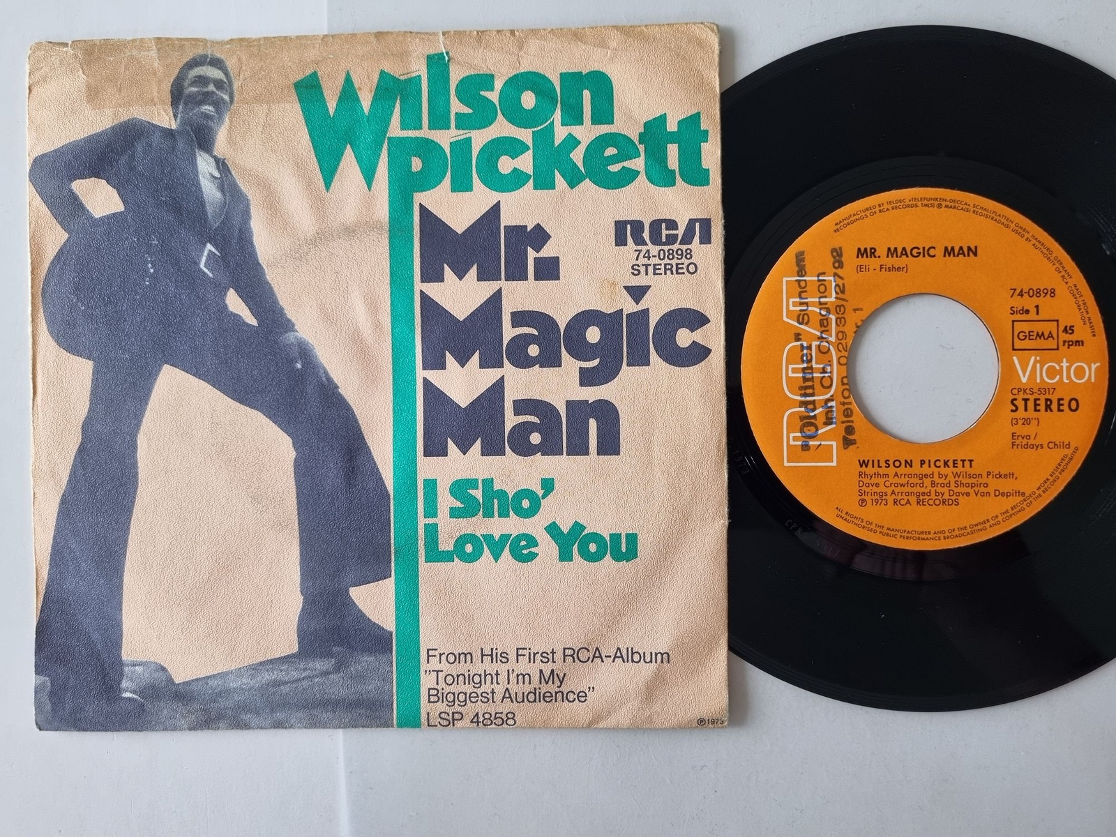 Wilson Pickett - Mr. Magic Man 7'' Vinyl Germany