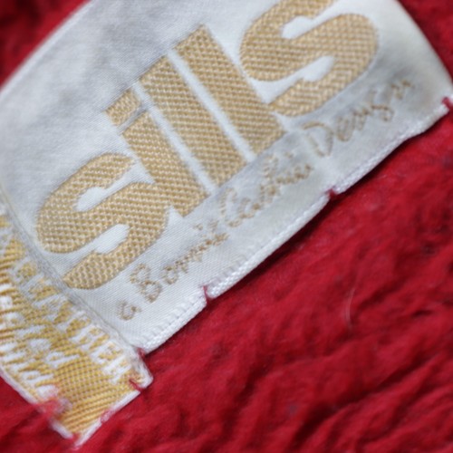 Cappotto pelle Bonnie Cashin Sills rosso pelliccia procione collo foderato tasche vintage anni 60 - Foto 16 di 19