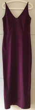 !!! FESTLICHES ABENDKLEID - NEUWERTIG - VISKOSE - SCHILLERNDE BROMBEERE - 40