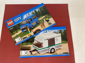 Lego 2017 ☆ City ☆ Recreation - Van & Caravan Set #60117 - Retired