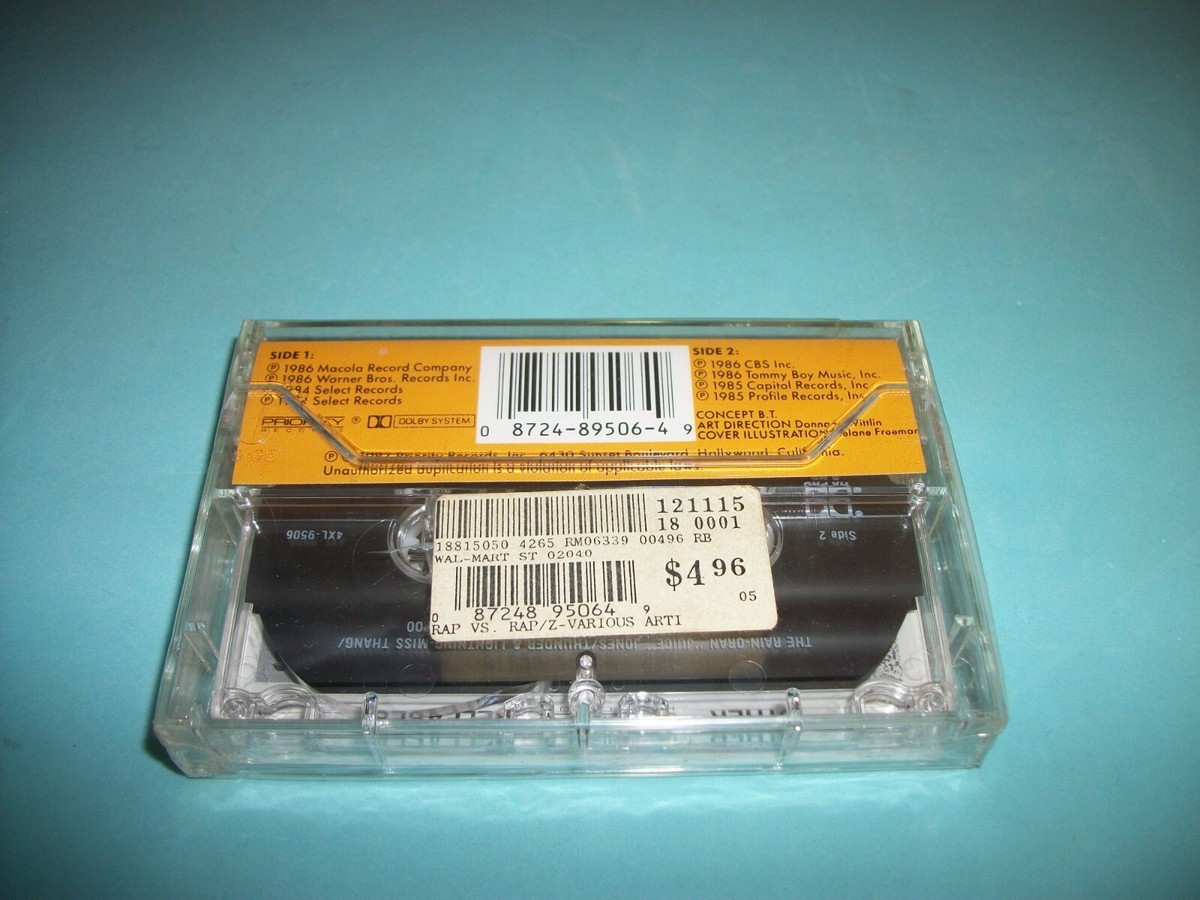 Rap Vs Rap The Answer Album 1987 Cassette Tape Old School Hip Hop