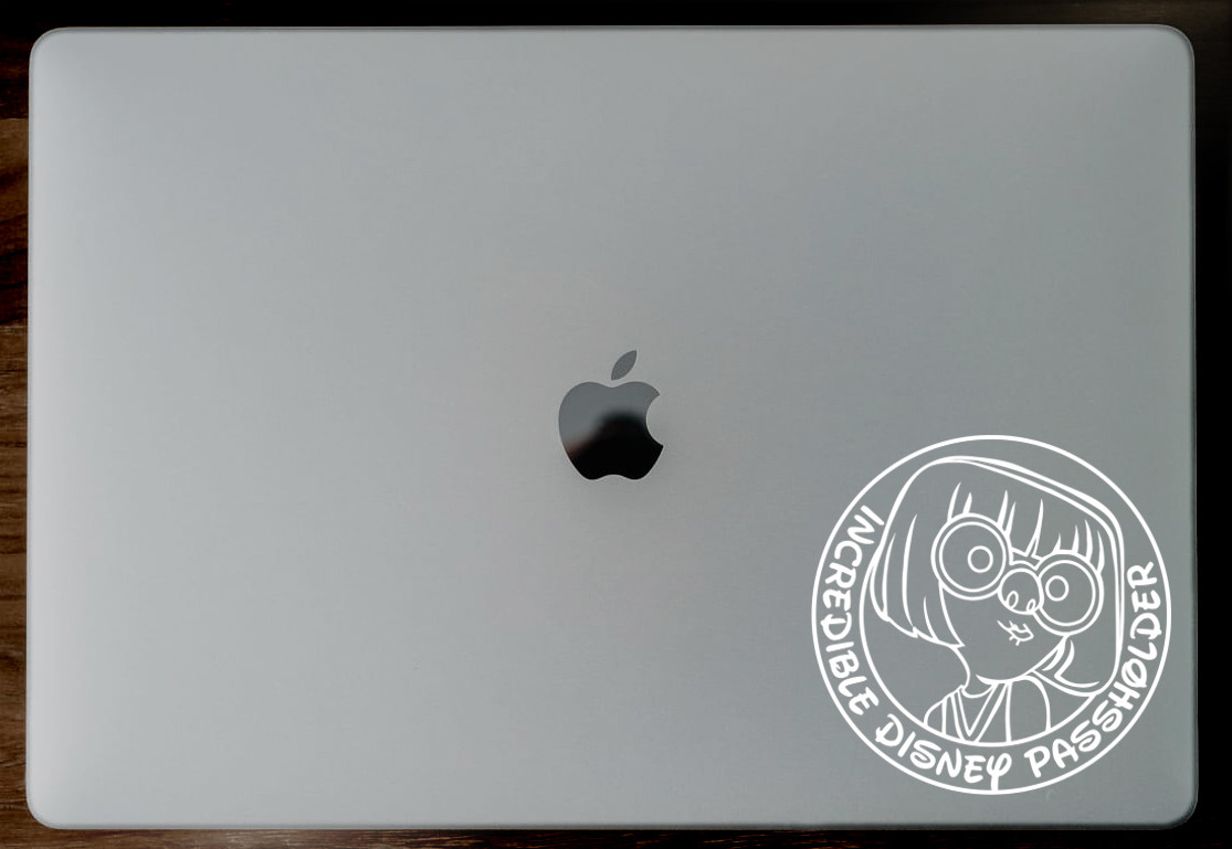 Disney Decal (Incredibles 2 Decal) 4 in x 4.5 in - Edna Decal - Pixar ...