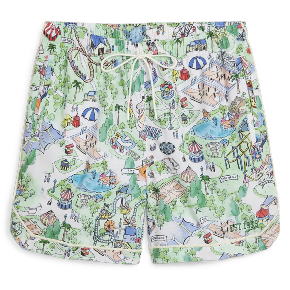 Баскетбольные шорты на завязках Puma The Fairgrounds Resort Мужские повседневные спортивные шорты