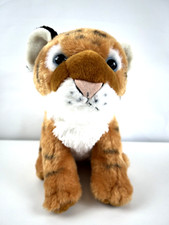 Wild Republic Tiger Cub Plush Blue Eyes 10.5" Stuffed Animal
