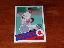 Chris Sale 2020 Topps 35th Anniversary 1985 Topps Baseball Relic #85R-CSA