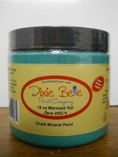 Dixie Belle Chalk Mineral Paint 16 oz. Mermaid Tail Zero VOC's Free Shipping