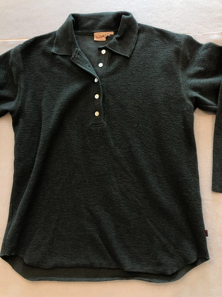 Moletom Woolrich Feminino Médio Floresta Profunda Verde Gola Lã - Imagem 3 de 4