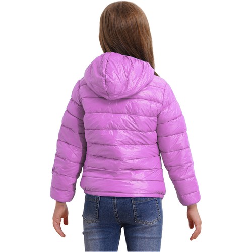 -Boys Girl Down Coat Winter Hoodie Ultra Lightweight Packable Jacket Outerwear - Picture 35 of 92