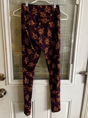 Leggings Lularoe OS – Motif épouvantail Citrouille, Neuf Sans étiquette, Taille Unique