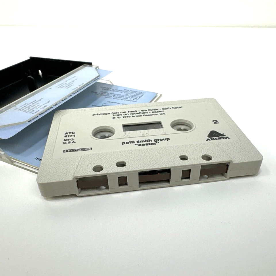 Vintage Patti Smith Group - Easter Cassette - Arista Records 1978 Foto 4 de 4