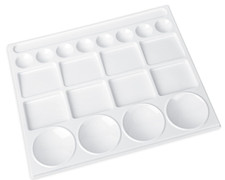 20 Well Watercolor Paint Tray Palette Pallet Acrylic Painting Mixing Plastic Art