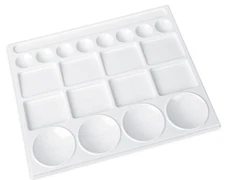 20 Well Watercolor Paint Tray Palette Pallet Acrylic Painting Mixing Plastic Art
