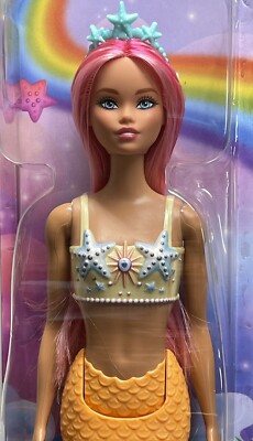 2023 MATTEL BARBIE Mermaid Orange Color With Blue