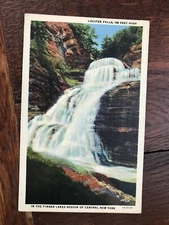 Lucifer Falls in the Finger Lakes Region of Central New York Postcard