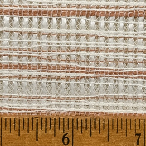 Trinidad/Flesh | Mid Century Atomic Modern Leno Weave Drapery Fabric - Picture 11 of 11
