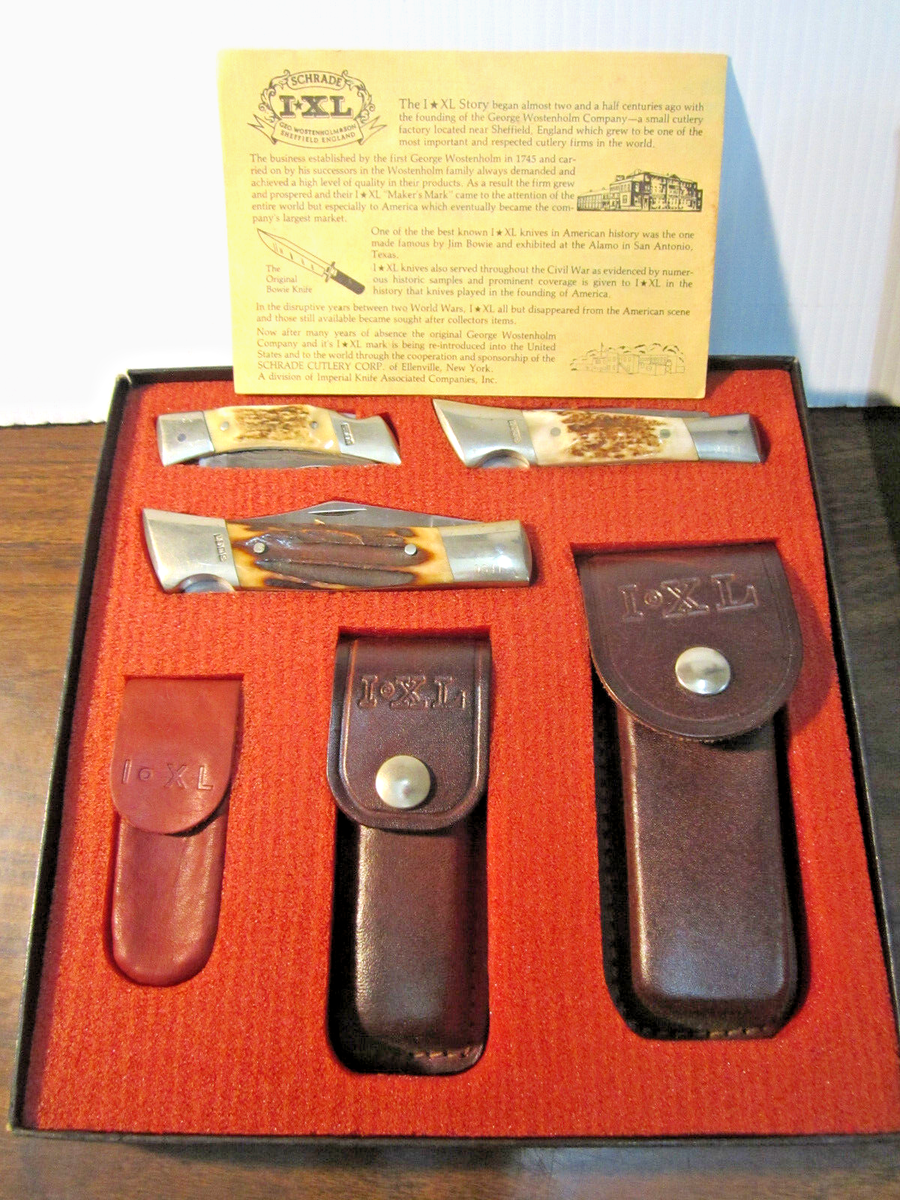 I*XL-Schrade Wostenholm Snap-on Matched Commerative Set | eBay