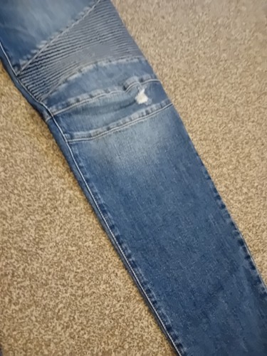 BALMAIN RIBBED DETAIL SKINNY JEANS SIZE UK 30 WAIST Rrp £895 BNWT - Picture 8 of 12