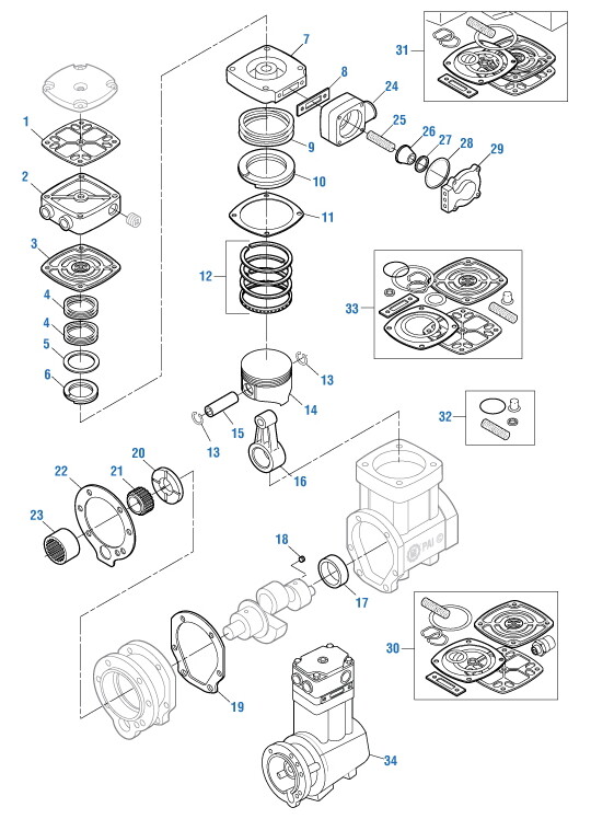 くりマン〜ページ Mounting Support Gasket for QE Air Compressor. PAI# 131544