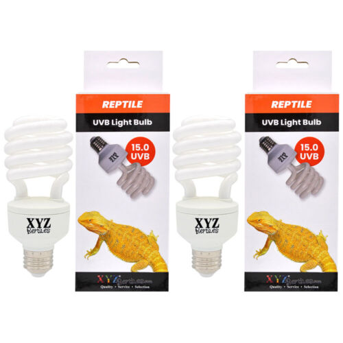 Reptile UVB Bulb 15.0 Reptile Light 26 Watt Basking Lamp XYZReptiles - Picture 2 of 8