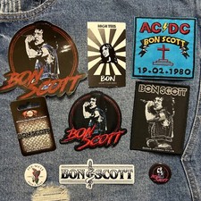 Bon Scott of AC/DC Music Memorabilia/Official Merchandise Rock Angus Young