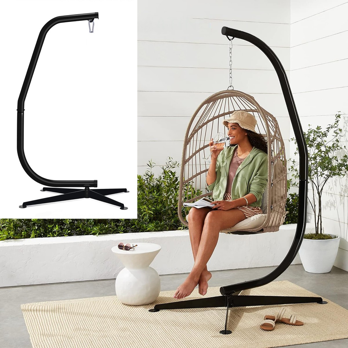 Hanging Hammock Stand Air Chair Stand Swing Air Chair Frame