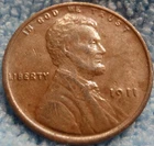 1911 P XF/AU LINCOLN WHEAT CENT ATTRACTIVE CHOICE